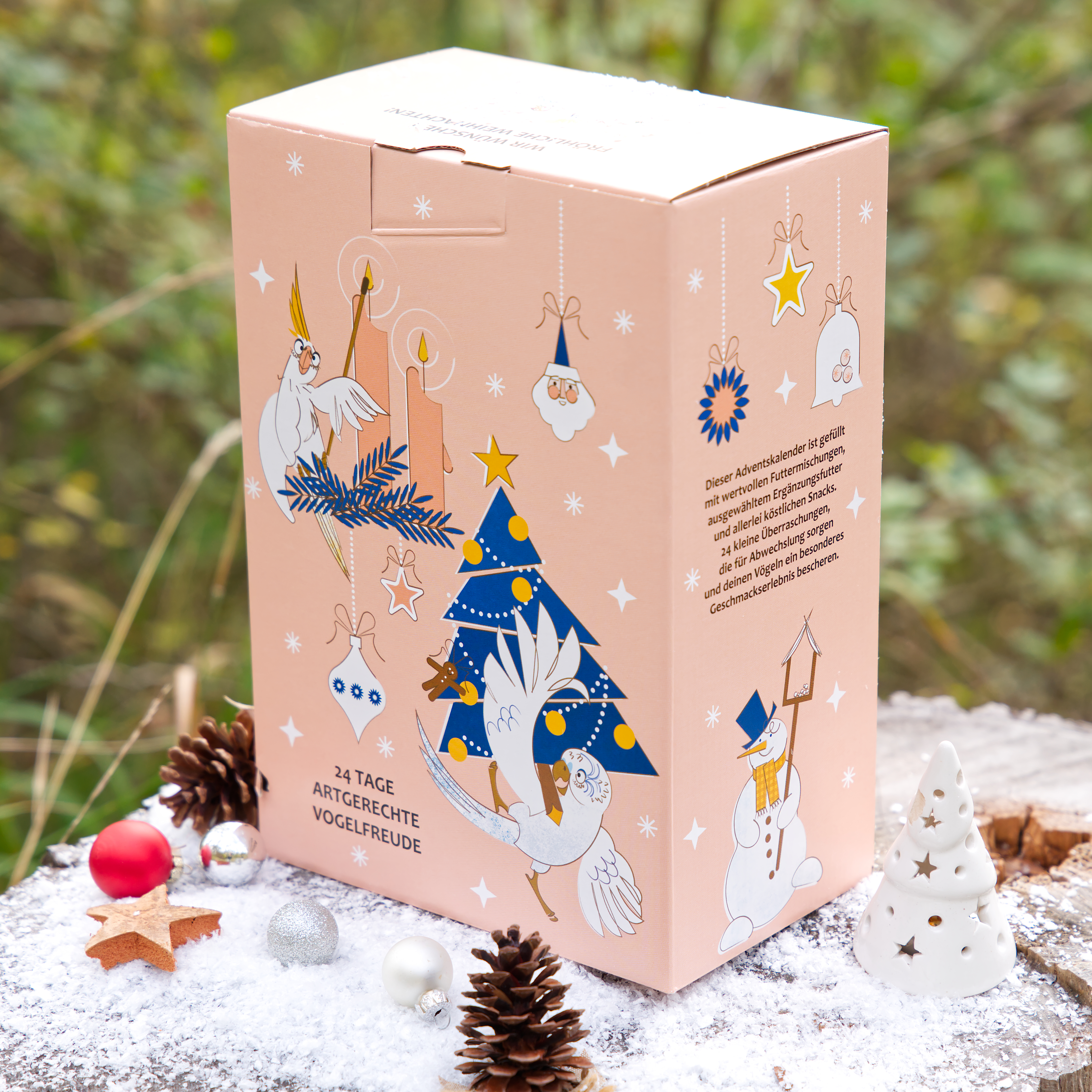 Körnerbude Adventskalender für Sittiche 2026