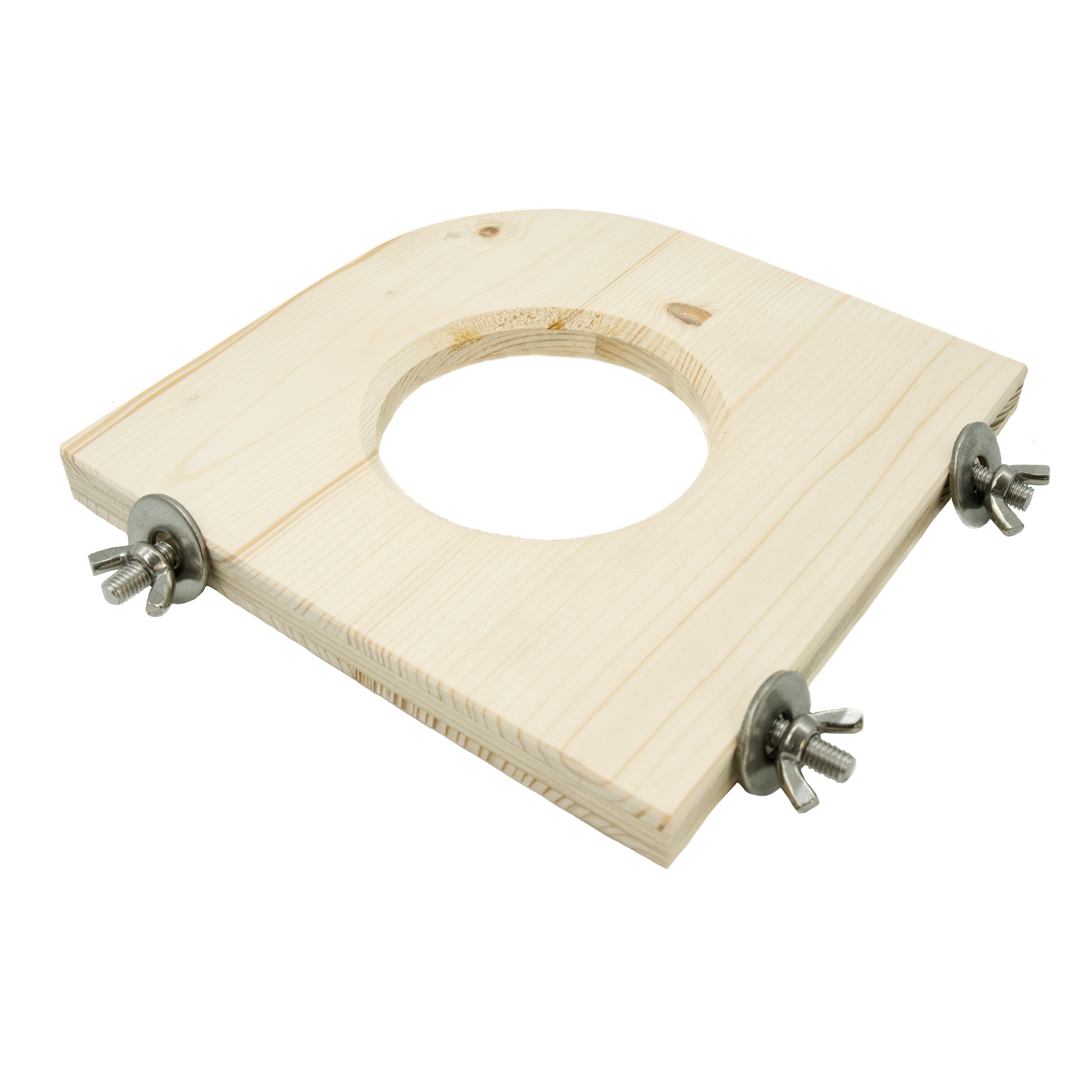Körnerbude Sitzbrett mit Halterung 20 x 20 x 2 cm