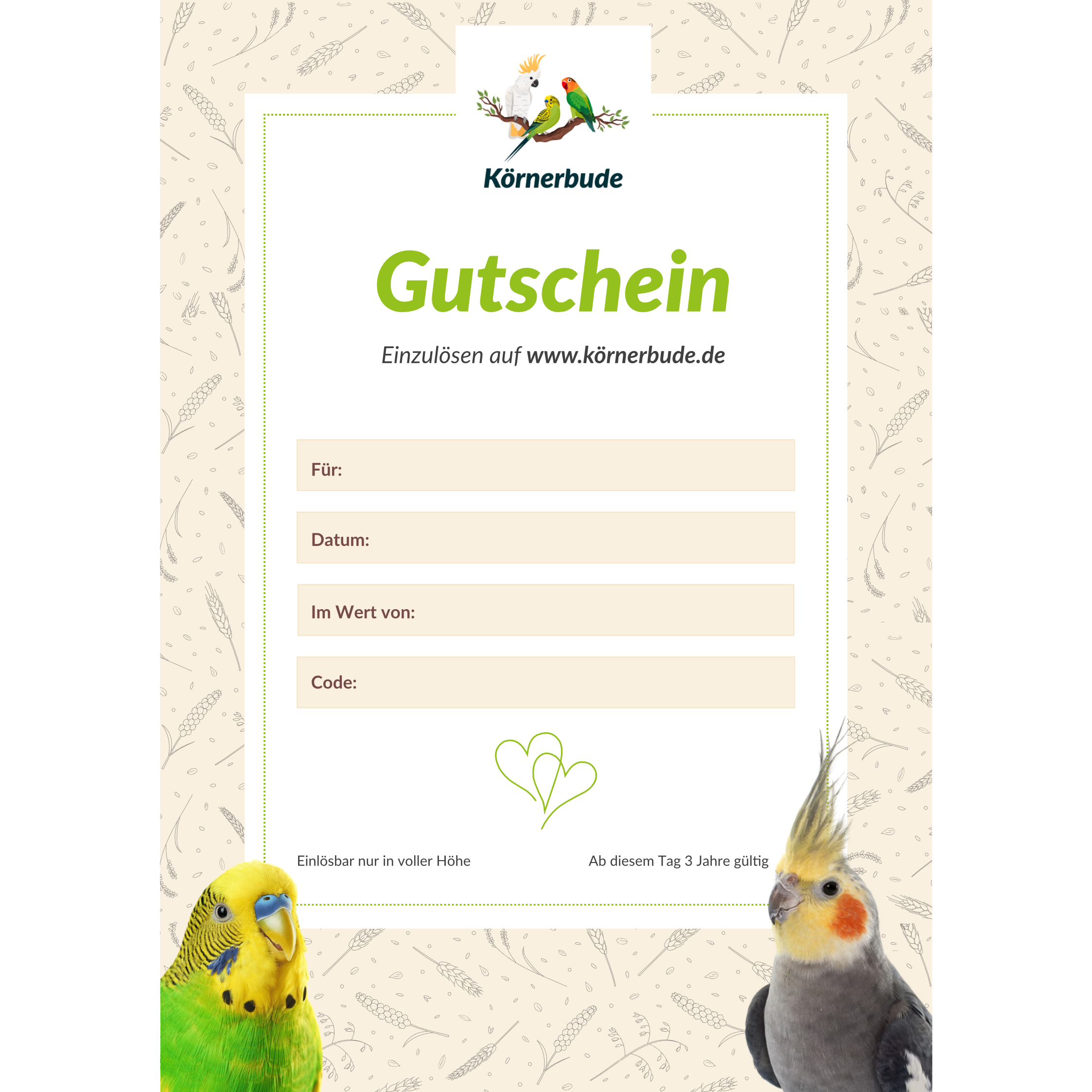 Geschenkgutschein 50 EURO