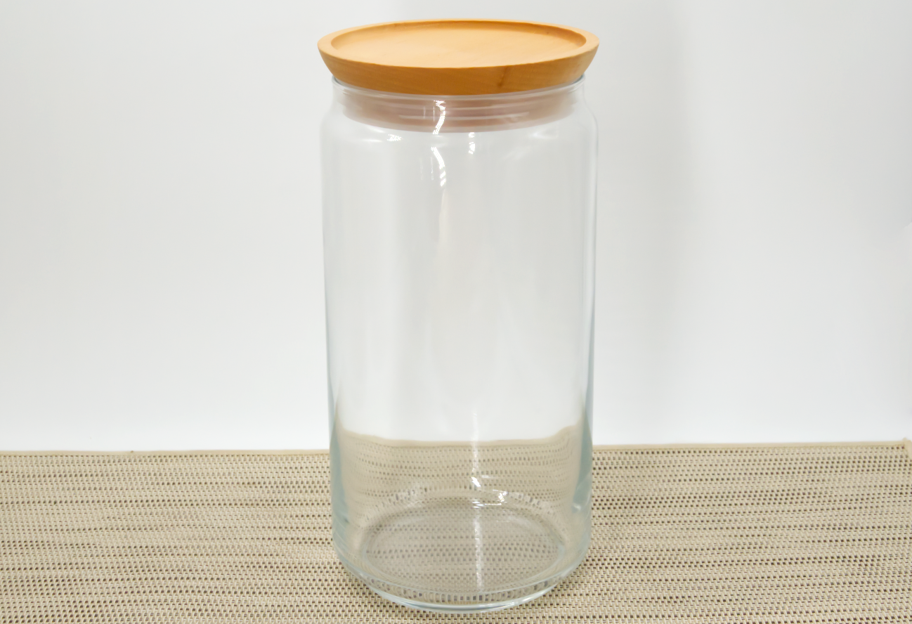 Vorratsglas 1500 ml mit Bambusdeckel