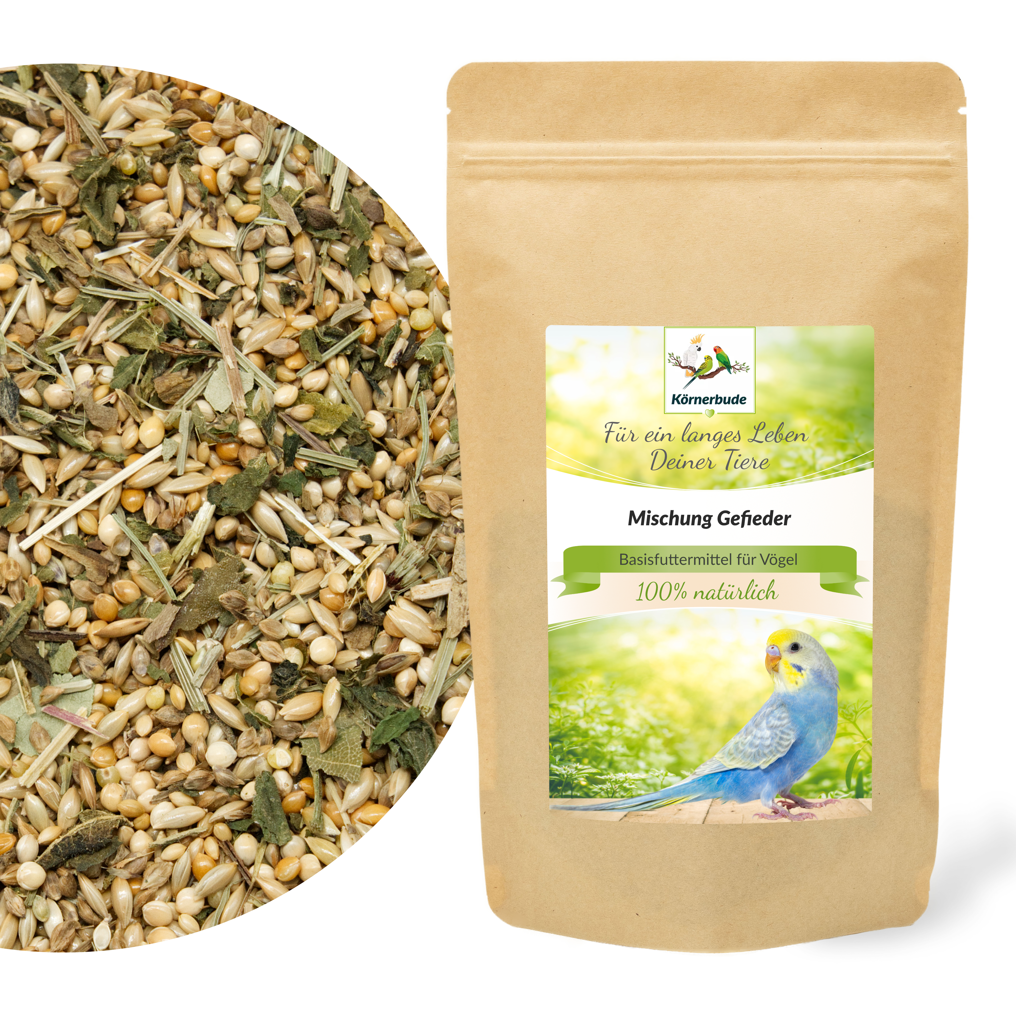 Mischung Gefieder 500g