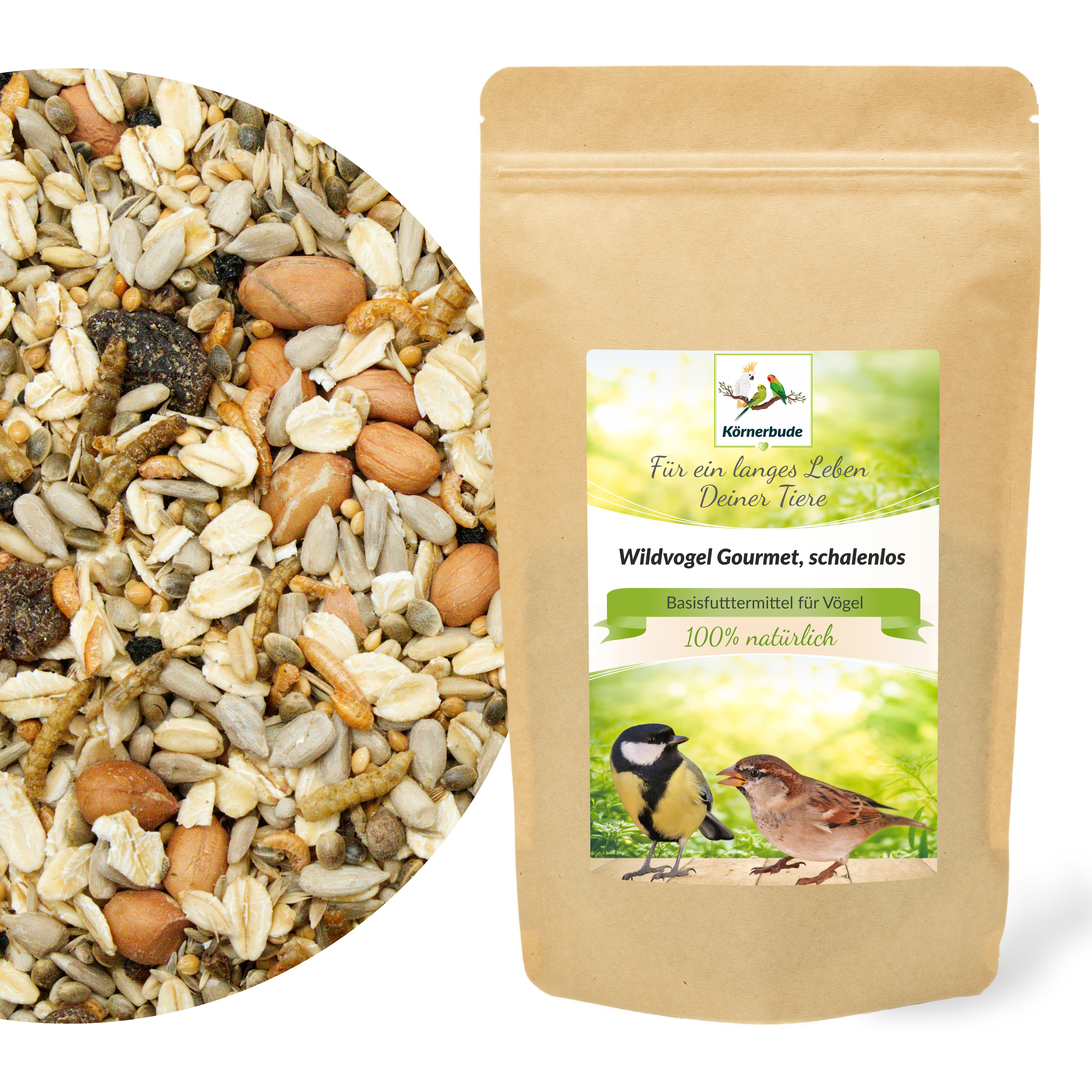 Wildvogel Gourmet, schalenlos